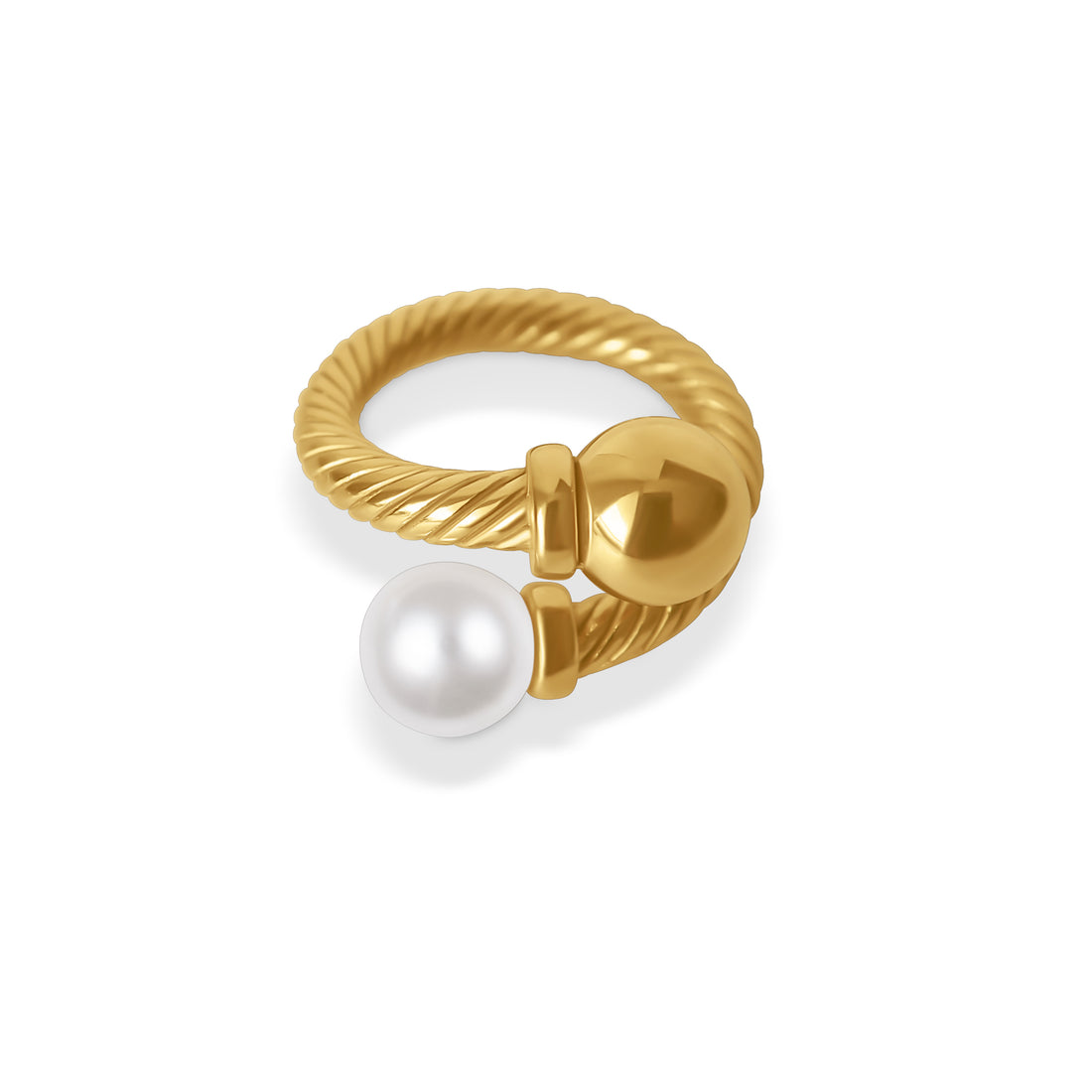Waterproof gold plated ring frontal